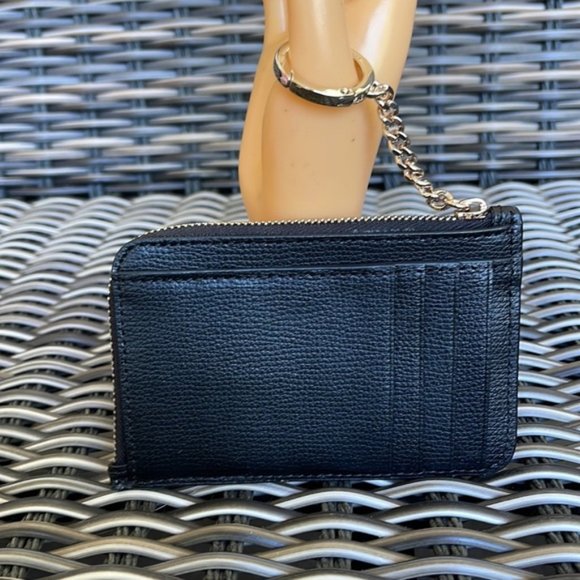 Kate Spade Darcy Medium L-Zip Card Holder Black